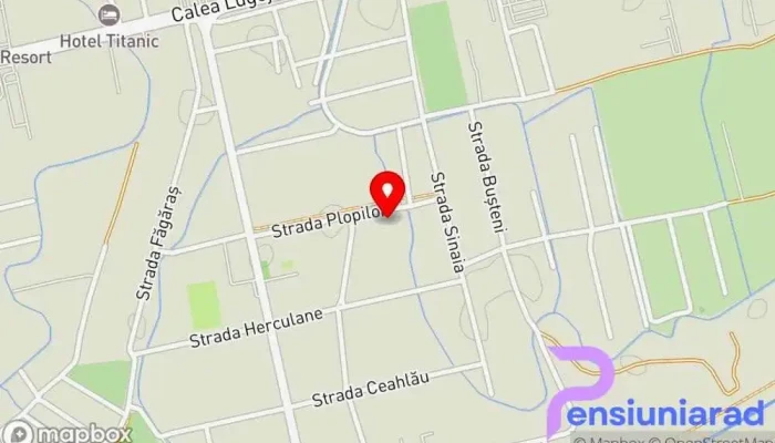 Pensiunea Necrisa Timisoara Hartă - Ghiroda