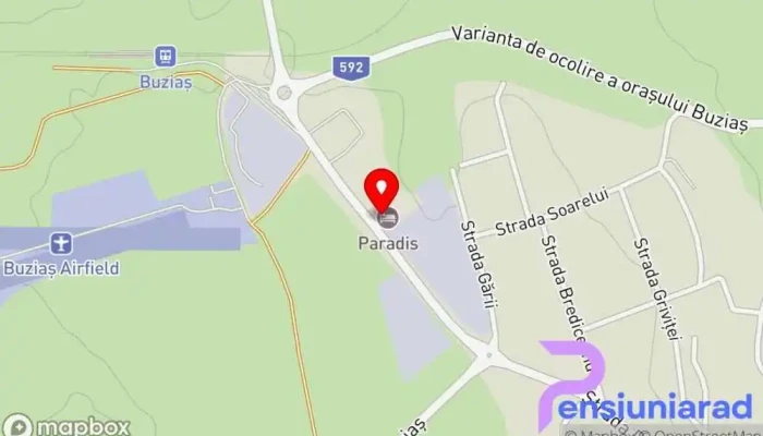 Pensiunea Paradis Buzias -  Hartă - Buziaș