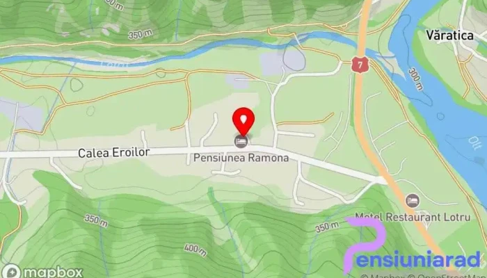 Pensiunea Ramona -  Hartă - Brezoi