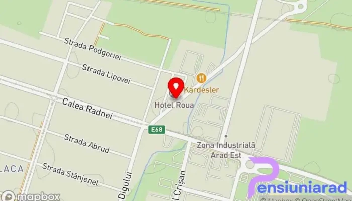 Pensiunea Roua -  Hartă - Arad