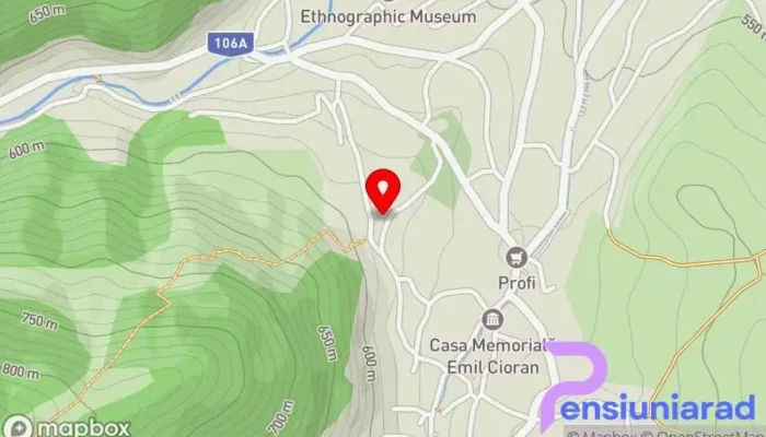 Pensiunea Simina Rasinari Sibiu Hartă - Rășinari