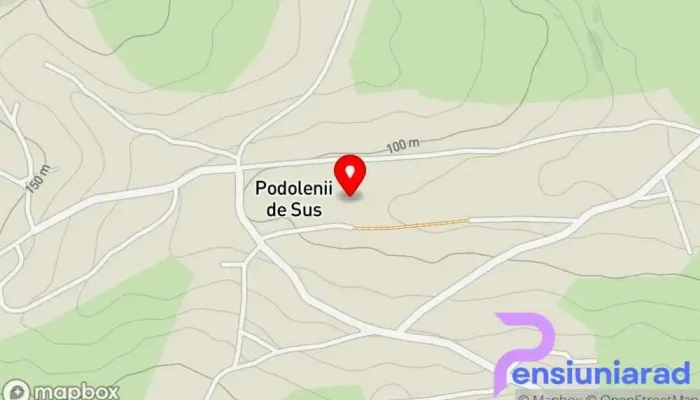 Podolenii De Sus -  Hartă - Podolenii De Sus