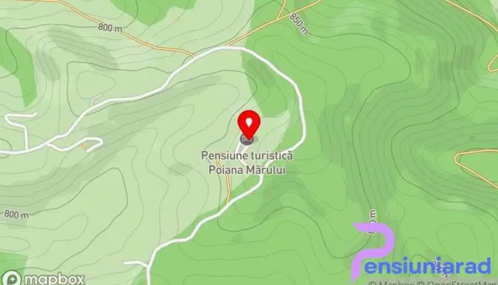 Poiana Marului Ranch Hartă - Poiana Mărului