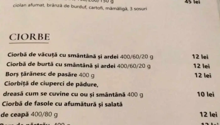 Popas Dumbravita   Sala Evenimente Restaurant Si Cazare Meniu - Dn23
