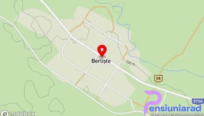 Primaria Berliste Hartă - Berliște