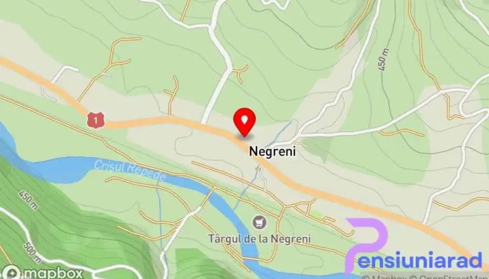Primaria Comunei Negreni Hartă - Negreni