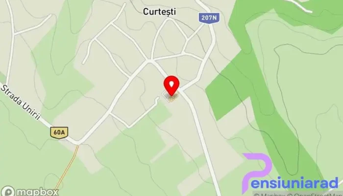 Primaria Curtesti Hartă - Curtești