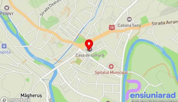 Primaria Municipiului Toplita Hartă - Toplița