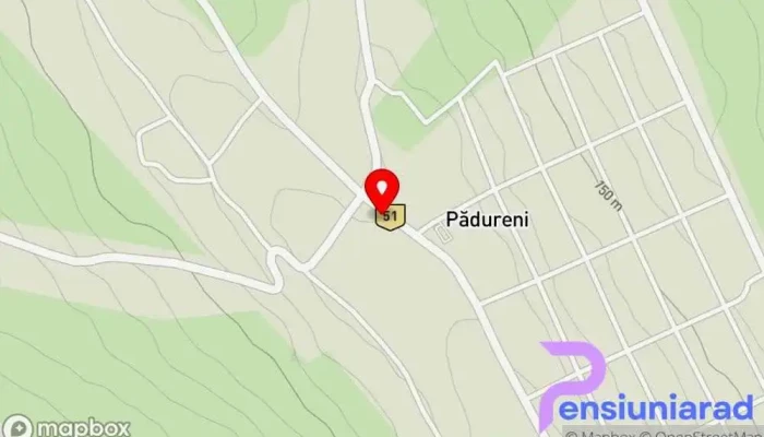 Primaria Padureni Hartă - Pădureni