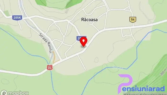 Primaria Racoasa Hartă - Răcoasa