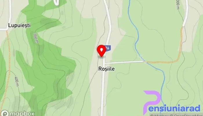 Primaria Rosiile Hartă - Roşiile