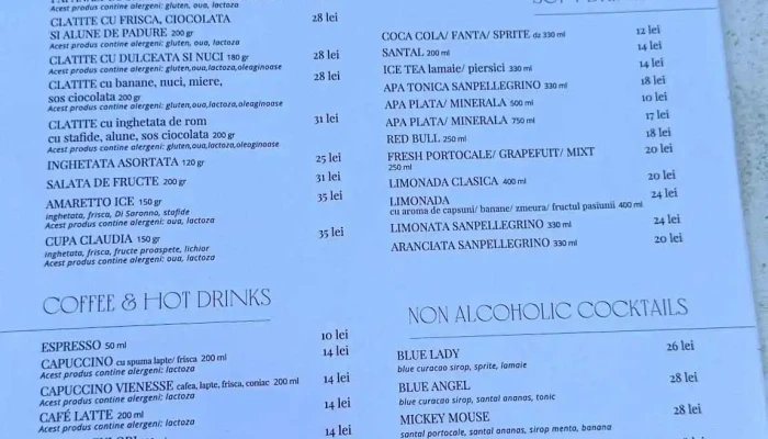 Restaurant Acapulco -  Meniu - Eforie Nord