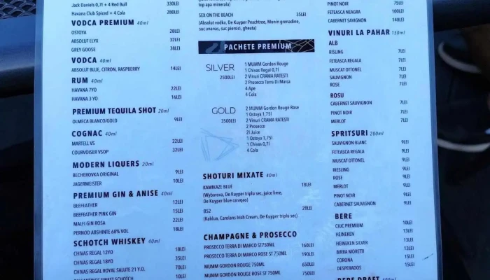 Restaurant Calinesti Grill Bar -  Meniu - Călinești-oaș