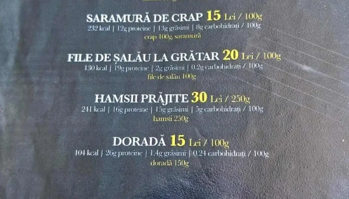 Restaurant Grand Maestro Popasul Merei -  Meniu - Merei