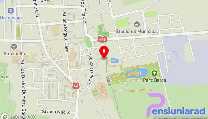 Restaurant Hotel Batca -  Hartă - Drăgășani