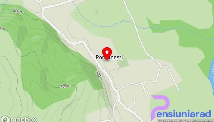 Romanesti Hartă - Românești