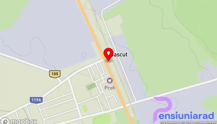 Sascut -  Hartă - Sascut
