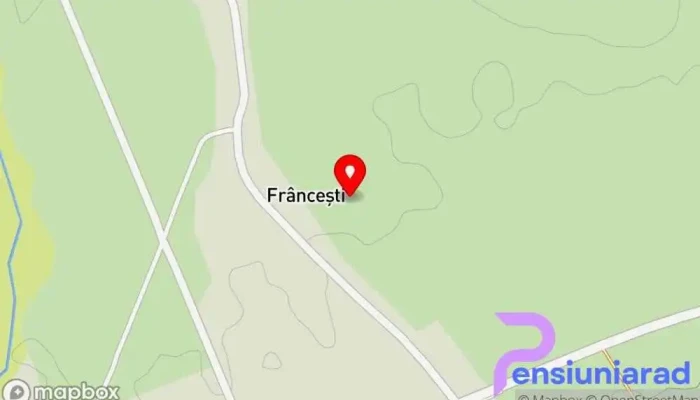 Sat Francesti Pestisani Gorj -  Hartă - Frânceşti
