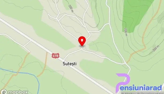 Sutesti Hartă - Suteşti