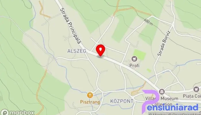 Sziklakert -  Hartă - Corund