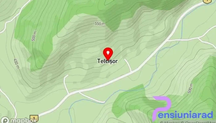 hartă a Telcișor  în Telcișor