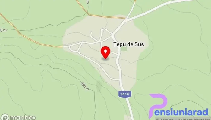Tepu De Sus Hartă - Ţepu De Sus