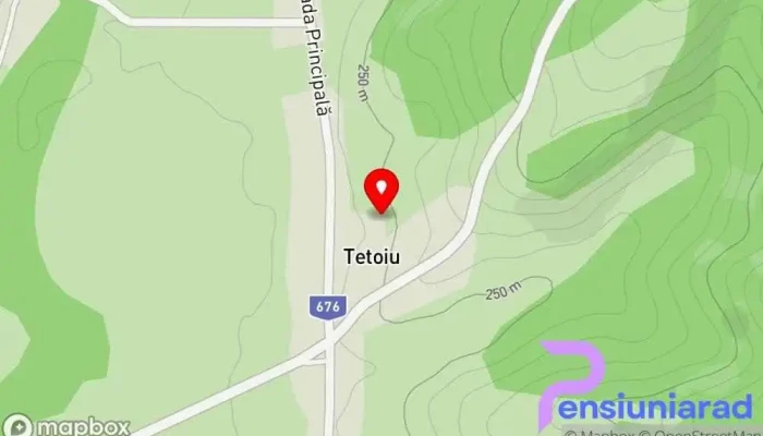 Tetoiu -  Hartă - Tetoiu