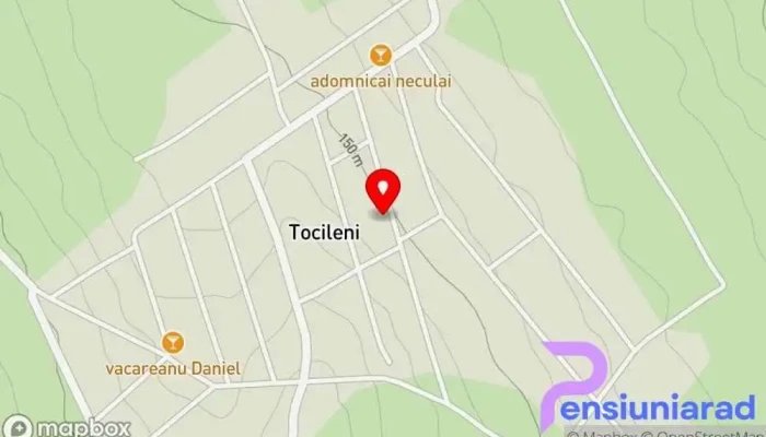 Tocileni -  Hartă - Tocileni