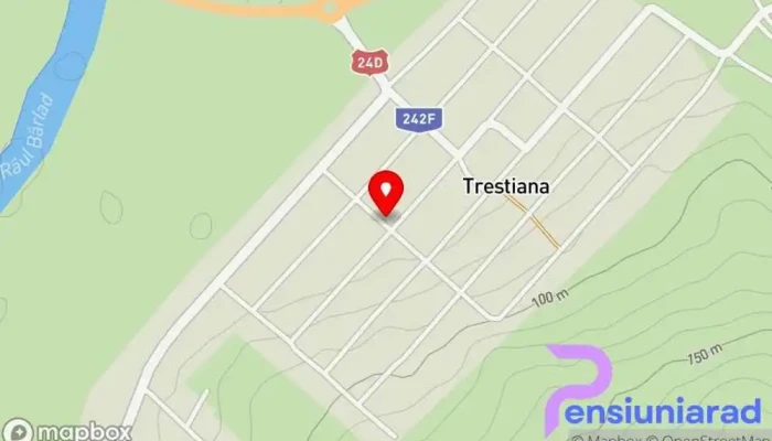 Trestiana -  Hartă - Trestiana