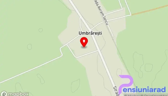 Umbraresti Deal Hartă - Umbrărești-deal