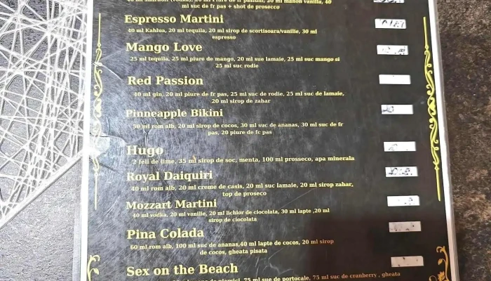 Ungureanu M -  Restaurant Meniu - Variaș