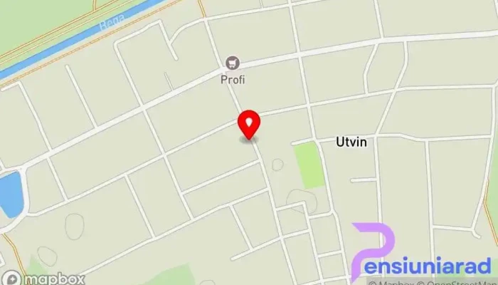 Utvin -  Hartă - Utvin