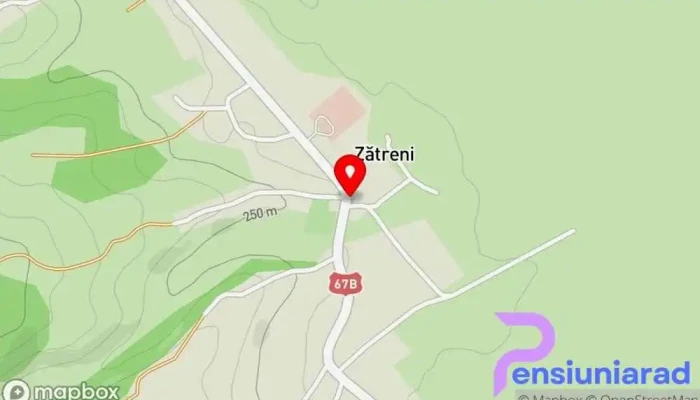 Zatrenii De Sus Hartă - Zătrenii De Sus